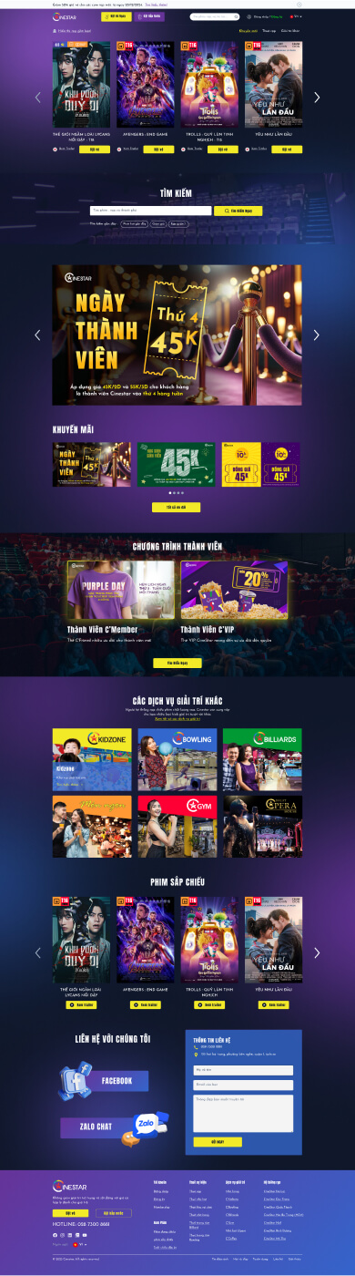 Dự án thiết kế website 1